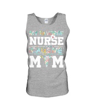 My favorite nurse calls me mom Unisex Tank tile
