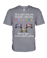 Desert Racing V-Neck T-Shirt tile