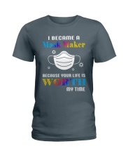 I became a mask maker Ladies T-Shirt tile