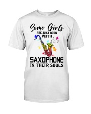 Saxophone girl Classic T-Shirt front