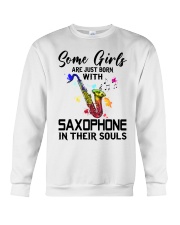 Saxophone girl Crewneck Sweatshirt tile