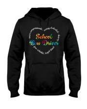 School Bus Driver Hooded Sweatshirt front