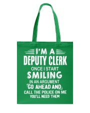 Deputy Clerk Tote Bag tile