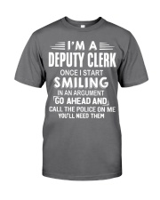 Deputy Clerk Premium Fit Mens Tee tile