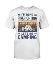 Firefighting Camping Premium Fit Mens Tee tile
