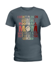 Football Mom Ladies T-Shirt tile