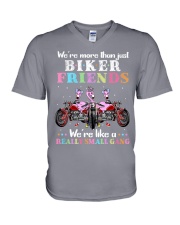 Biker Friends V-Neck T-Shirt tile