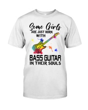 Bass guitar girl Premium Fit Mens Tee tile