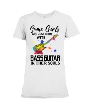 Bass guitar girl Premium Fit Ladies Tee tile