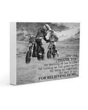 Thank you dad - Biker Dad Gallery Wrapped Canvas Prints tile