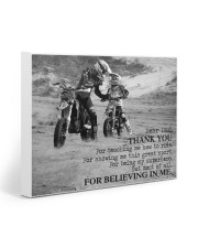 Thank you dad - Biker Dad 20x16 Gallery Wrapped Canvas Prints front