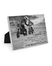 Thank you dad - Biker Dad 10x8 Easel-Back Gallery Wrapped Canvas thumbnail