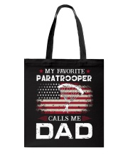 Paratrooper Dad Tote Bag tile