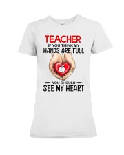 Teacher Premium Fit Ladies Tee tile