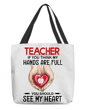 Teacher All-Over Tote tile