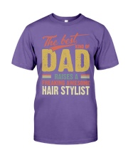 The best kind of dad raises a Hairstylist Premium Fit Mens Tee tile