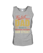 The best kind of dad raises a Hairstylist Unisex Tank tile