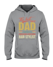 The best kind of dad raises a Hairstylist Hooded Sweatshirt tile