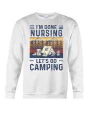 Nursing Camping Crewneck Sweatshirt tile