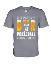 Pickleball V-Neck T-Shirt tile