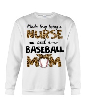 baseball mom Crewneck Sweatshirt tile