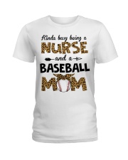 baseball mom Ladies T-Shirt tile