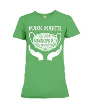Mask maker- If you think my hands are full Premium Fit Ladies Tee tile