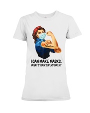 Quilter-I can make masks Premium Fit Ladies Tee tile