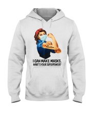 Quilter-I can make masks Hooded Sweatshirt tile