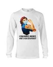 Quilter-I can make masks Long Sleeve Tee tile