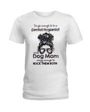 dental hygienist Ladies T-Shirt tile