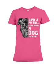 Save A Pit Bull - Style 1 Premium Fit Ladies Tee thumbnail