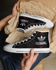 TCH11AF01 FLEMING Men's High Top White Shoes aos-complex-men-white-top-shoes-lifestyle-11