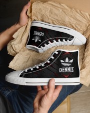 TCH11AF01 DENNIS Men's High Top White Shoes aos-complex-men-white-top-shoes-lifestyle-11