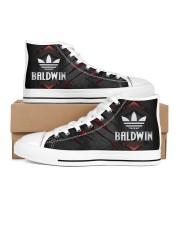 TCH11AF01 BALDWIN Men's High Top White Shoes inside-left-outside-left