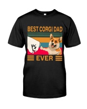 Best Corgi Dad Ever Classic T-Shirt front