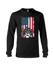 Bowling T-Shirts American Flag Special Gift Long Sleeve Tee thumbnail