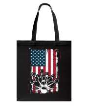 Bowling T-Shirts American Flag Special Gift Tote Bag thumbnail