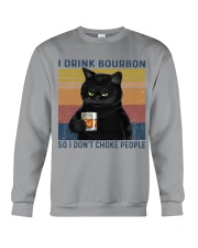 I Drink Bourbon Crewneck Sweatshirt thumbnail