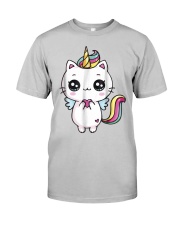 Caticorn Meowgical Rainbow T Shirt Cat Kittycorn U Classic T-Shirt front