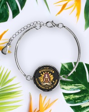 LIMITED EDITION FOR DAUGHTER Metallic Circle Bracelet aos-bracelet-metal-front-lifestyle-7