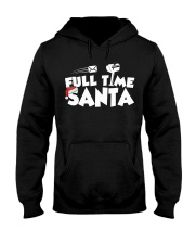 Full Time Santa Funny Christmas T Shirt For Postal Hooded Sweatshirt thumbnail