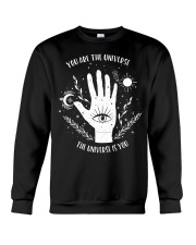 You Are The Universe The Universe Is You Crewneck Sweatshirt tile