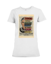 RBG I Ask No Favors For My Sex Premium Fit Ladies Tee tile