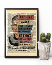 RBG I Ask No Favors For My Sex 11x17 Poster lifestyle-poster-8