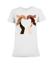 Heart Hand Premium Fit Ladies Tee tile