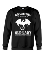 Assuming I'm Just An Old Lady - Dragon Crewneck Sweatshirt tile