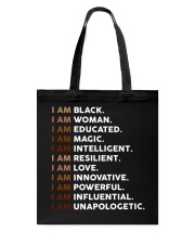 I Am Black I Am Woman Tote Bag tile