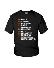 I Am Black I Am Woman Youth T-Shirt tile