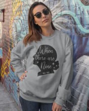 RBG When There Are Nine Crewneck Sweatshirt lifestyle-unisex-sweatshirt-front-3